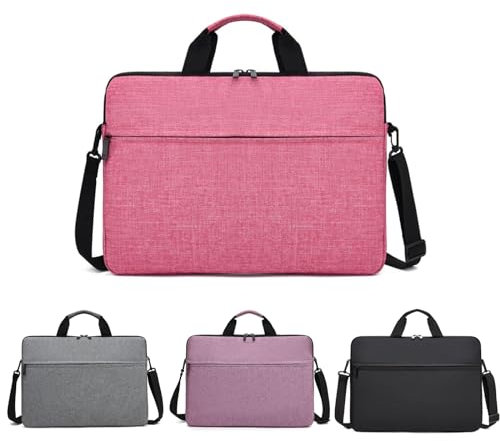 Grzhiyi 15 Inch Laptop Case and Tablet Bag, Sleek Design, Durable and Water-Repellent Fabric Laptop with Handle, Men's Gift, Women's Gift (Red Rose, 15 inch)