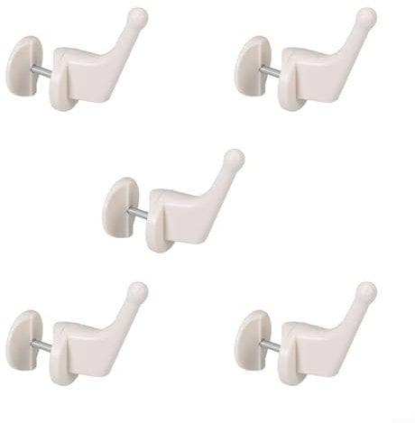 Advokingtap 5Pcs Radiator Coat Hooks Set Essential Accessory Towel Rail Radiator Hooks, Radiator Towel Rail Hanger Hooks for Hanging Towels, Robes, and Handbags(A)