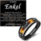 PDTU Enkel Geschenk von Opa Oma, Lederarmband mit Gravur Ich Liebe Dich Geschenk für Meinen Enkel Junge, Enkel Geschenke von Großeltern zum Geburtstag Abschluss Einschulung Weihnachten
