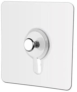 20PCS Self Adhesive Picture Hooks No Nails Adhesive Extra Strong Sticky Hooks Sticky Pad for Hanging Pictures, Photo Frame and Wall Decoration Without Damage, Maximum Weight 10 KG