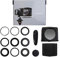 YQVEOT Teleprompter, Smartphone Teleprompter Interview Video Prompter Monitor Teleprompter DSLR Kamera Fotostudio für Online-Unterricht und Live-Streaming