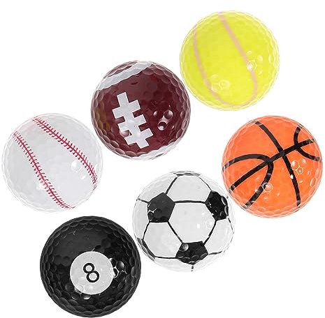 MOTHNUR Farbige Gummi-golfbälle Golfbälle Für Training Und Übung Erwachsene Sport Geschenk Mit PVC-geschenkbox Langlebig Elastisch