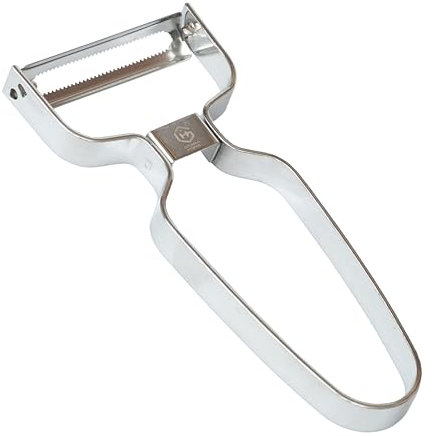 GRANA HOME Edelstahl Schäler – Multifunktionaler Kartoffelschäler, Gemüseschäler & Obstschäler mit Ergonomischem Griff - Ideal für Gemüse, Spargel & Julienne