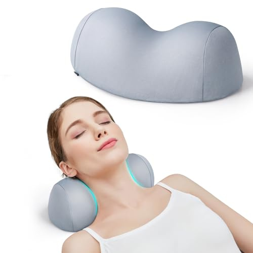 ComfortLife Neck Stretcher Pillow for Pain Relief, Small Neck Mild Support Pillow Cervical Traction Device Neck Roll Pillow Foam Cervical Pillow for Tension Muscle Relax Relief