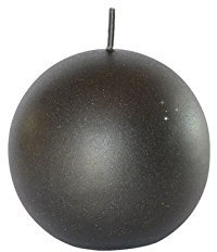 Duni 4er Pck Kugelkerzen schwarz Ø 8 cm Brenndauer ca. 25 Std. 167187