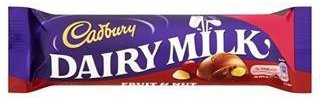 Cadbury Dairy Milk Fruit & Nut 49G x Case of 48