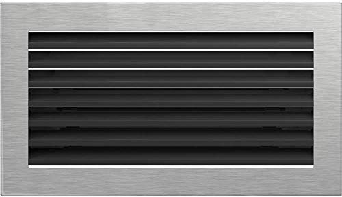 Rejilla de ventilación KRATKI rejilla de chimenea FRESH 17cm x 30cm cerrada