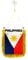 AZ FLAG - Wimpel Philippinen - 15x10 cm - Philippinische Mini Flagge 10 x 15 Cm - Auto Pennant Spezielle Auto