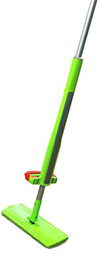 Maximex Bodenwischer Wringo-Star, innovativer Wischmopp mit Wring-Funktion, kein Bücken und nasse Hände, inklusive Mikrofaser-Bezug für alle Böden, platzsparend abstellbar