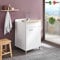 Yellowshop - Mobile Lavatoio Lavapanni Lavanderia e Bagno In Legno Anta Ante Mobile Mobiletto Pilozza Lavabo Armadio Bianco Varie Misure Cm 45x50, 60x50 E 60x60 Altezza 88 (Cm L.45 x P.50 x H.88)