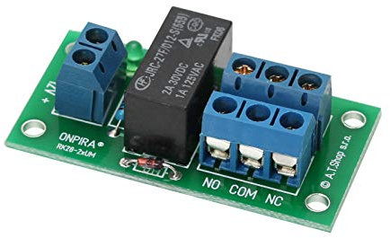 Edelstahlmarkenshop Kleine Relaiskartevon 5V-12V Relaisplatine Relais Spannung Modul Modellbau Miniatur Mini (Modell: D12V)