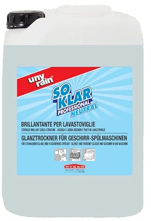 HYGAN Neutro Transparente Lavavajillas unyrain de para strahlenden y Limpiar, Contenido: 5 L