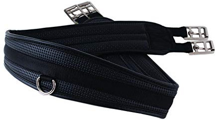 Rhinegold 0 Komfort-Gurt, Synthetik, 111,8 cm, Schwarz, (44 Zoll)