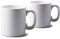 WM Bartleet & Sons 1750 TSET66 Lot de 2 mugs traditionnels en porcelaine Blanc 400 ml