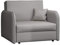 Mirjan24 Sofa Viva Loft I mit Schlaffunktion, Schlafsofa, einsitzer Polstersofa mit Bettkasten inkl. Kissen, Bettsofa Wohnlandschaft Farbauswahl (Mono 244)