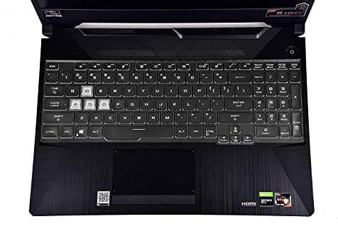 Laprite Keyboard Cover Protector Skin Compatible with ASUS TUF Gaming A15 TUF506IV TUF506IU, Gaming A17 TUF706IU Gaming Laptop - Gradient Mint Green