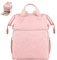 Leudes - Borsa per lavoro a maglia, grande borsa per uncinetto, regalo di Natale, per il trasporto di progetti, ferri da maglia, rosa, moderno