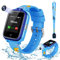 LiveGo Smart Watch für Kinder, 4G Sicheres Smartwatch mit Zwei Kameras, GPS-Tracker, SOS-Anruf für Kinder, Studenten im Alter von 4-12 Jahren, Geburtstagsgeschenke Schultag(T13 Blau)