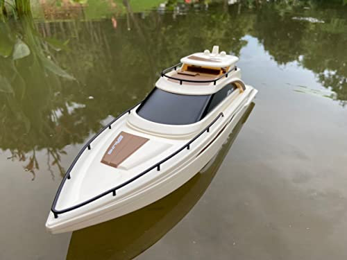 SOWOFA Barco eléctrico teledirigido de 4 Canales, 15 km/h, Modelo de Barco para Adultos