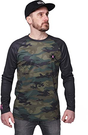 Muc-Off Herren Jersey Premium Riders Long Sleeve, Camo, M, MU-JER-2020