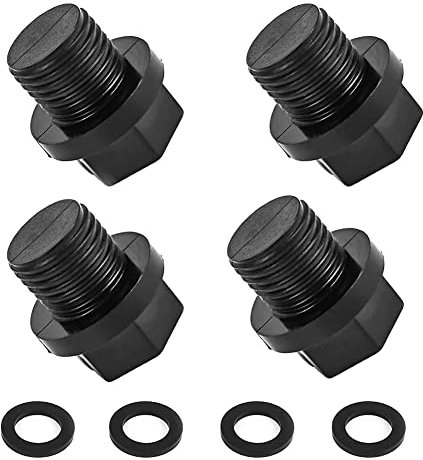 BEIEM 4Er-Pack Ablassstopfen mit O-Ringen Pumpenstopfen Poolfilter -Pool-Abflusspumpenstopfen SPX1700FG für -Pumpen
