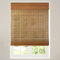 Calyx Interiors Schnurloses Bambus-Raffrollo, Lichtfilterung, 77,5 x 121,9 cm (B x H), Ceylon Helles Rotgelb