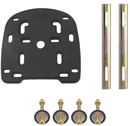 Tail Box Quick Release Board Base Stamping Bottom Plate Fit for Motorcycle Electrical Vehicle Tail Box Rack Accessories Motorcycle Tail Box backrest Trunk Small with Back Rest Scooter Trunk Luggage