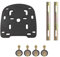 Tail ​Box Quick Release Board Base Stamping Bottom Plate Fit for Motorcycle Electrical Vehicle Tail Box Rack Accessories Motorcycle Tail Box backrest Trunk Small with Back Rest Scooter Trunk Luggage
