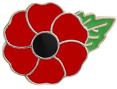 Broche coquelicot rouge – Bijoux du jour du Souvenir, cadeau commémoratif, badge fleur pour femmes, hommes et vétérans