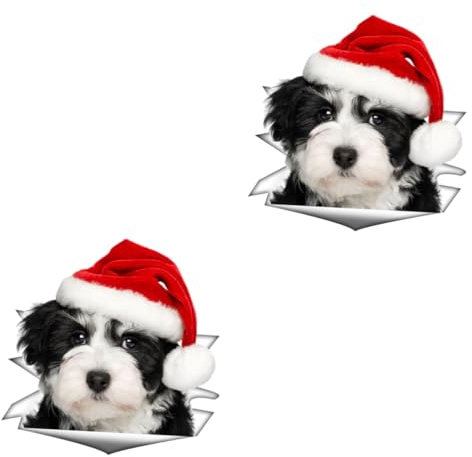 OSALADI 2 Sets Cartoon-hundeaufkleber 3d-wandaufkleber Abziehbar Zum Aufkleben Abnehmbare Wandbilder Wandkunst für Jungen- und Mädchenzimmer Home-office- 3 Stück