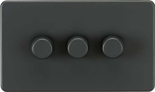3G 2-way 10-200W (5-150W LED) Intelligent dimmer - Anthracite