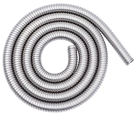 jojofuny Kabelschutz Hochleistungs-wasserschlauch Pannensicherer Schlauch Für Den Garten Gartenschlauch Aus Edelstahl Rohrschutz Schwarzes Metall Auto Linie Rostfreier Stahl Welligkeit