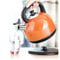3L kettle Electric, Fast Boil 2000W Stainless Steel Cordless Kettle, Boil Dry Protection, Auto Shut Off, Light Indicator (Orange)