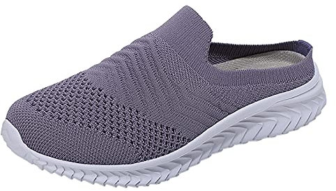 2024 Schnürung Damen Sneakers - Breite Barfuss Schuhe Damen Leicht und Bequem Casual Weit Zehenschuhe Outdoor Trail Running Schuhe Studenten Wanderschuhe Sommer Arch Support Leichte Stretch Sandalen