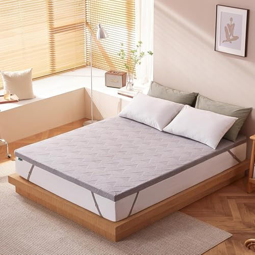 Bonnvia Matratzen Topper H3/H4 – 140x200 cm Kaltschaum mit Bezug – Luftdurchlässig für besseren Schlafkomfort – 7 cm Höhe
