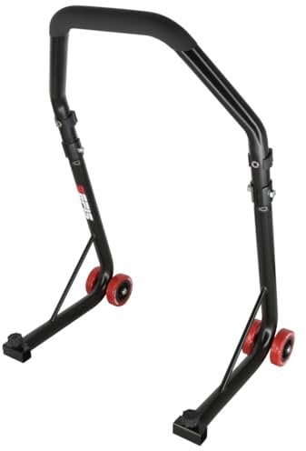 SEFIS D18 Motorradständer Set Hinterrad Motorradheber Serviceständer Heck Motorrad montageständer hinten Motorrad ständer Set Motorrad aufbocken (Schwarz, Standard)