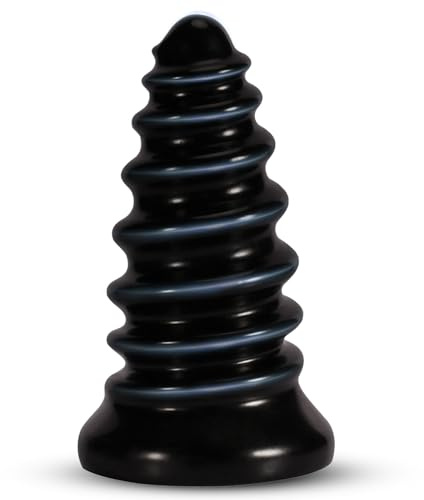 BDSMYOU 3.0 Buttplug Analplug für Frauen Männer,Extra Dick Schrauben Anal Plug Dildos,Riesen Dildo XXL Dildo Groß Anal Dildo,Butt Plug Analkugeln Po Dusche Analdehner Analdilos Analspielzeuge (XL)