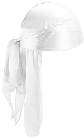 Faltbares Farbstirnband für Damen, seidiger Hut, Bündel mit langem, dehnbarem Schwanz Breiten Riemen, Loss Caps, Slouchy Hat Mütze Warm Pilotenmütze Herren