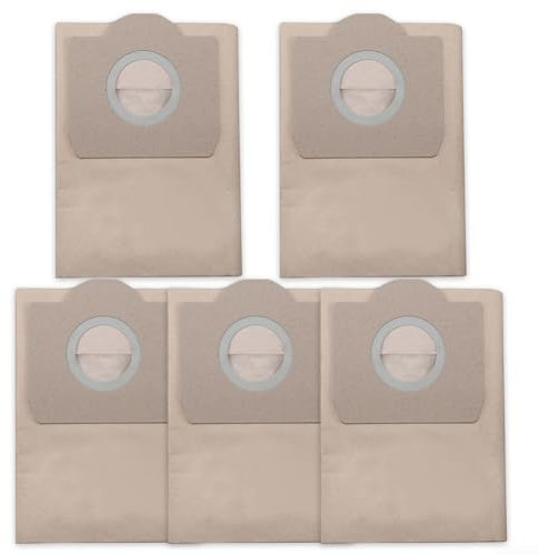 JGmotorfi Lot de 5 sacs à poussière pour aspirateur Einhell TC-VC 1800 1820 1820SA 1812S 1815 - Tissu non tissé de grande capacité