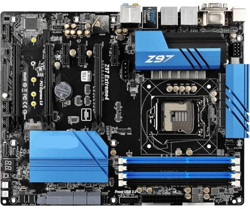 HYUIND Carte mère Fit for ASRock Z97 Extreme4 LGA 1150 Intel Z97 DDR3 32 Go Compatible processeurs i7-4790 i7-4770T i5-4430 i3-4340 i3-4130 M.2_SSD