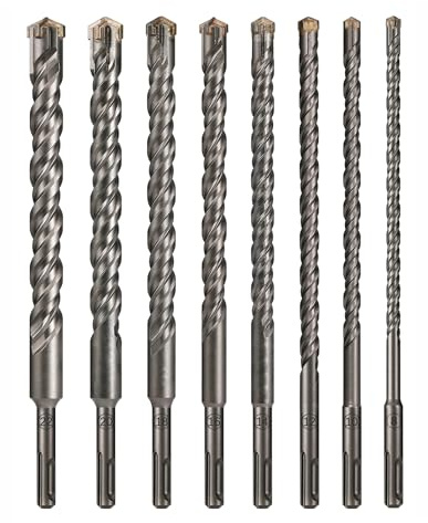 8 Stücke Beton SDS Plus 8/10/12/14/16/18/20/22mm bit Kreuzschneider kopf doppel schneckenhammer 250mm Wand Ziegel Block Elektrische Hammer Mauerwerk Bit