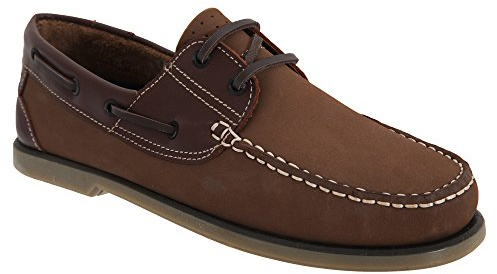 DEK Boat shoes Boys, Brown, 10 UK