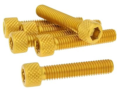 Vicma Hexagon Socket Screw Set - Anodized Aluminum Gold - 6 pcs - M6x30 - Styling