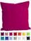 beties Basic Kissenbezug ca. 80x80 cm Kissenhülle 100% Baumwolle in vielen fröhlichen Uni-Farben (pink)