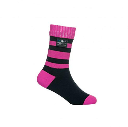 Dexshell Kinder Smart Socken L rosa streifen