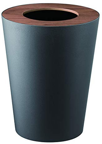 YAMAZAKI Rin Mülleimer, Stahl, Schwarz
