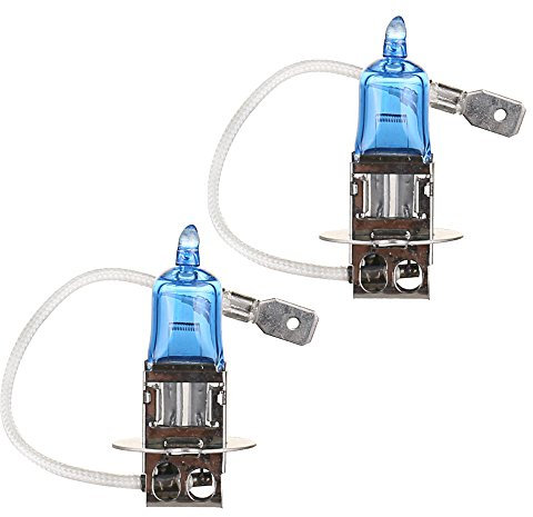 E Support 2 X KFZ Auto H3 6000K Xenon Gas Halogen Scheinwerfer Weiß Licht Lampen Birnen 55W Autolampen Long Life