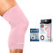 Rodilleras de Compresión para Mujer Desarrollada por Médicos - Alivio del Dolor Articular, Menisco, Ligamentos, Tendinitis y Lesiones - Incluye Manual Sanitario (Rosa, Talla XL)