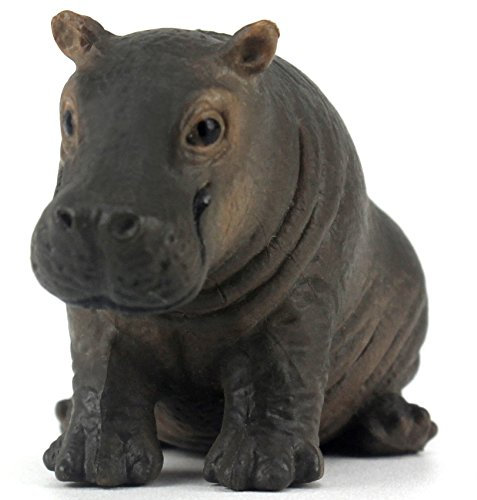 musykrafties Realistische Tierfigur Kinder Spielzeug Jumbo Afrika Dschungel Tiere Baby Hippo wd1658