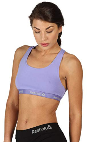Reebok Underwear Womens Reebok Crop Top Violet - Sujetador Deportivo, Mujer, Morado(Lil - Moonpool)